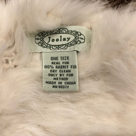 100% rabbit fur scarf - Picture 2 of 2